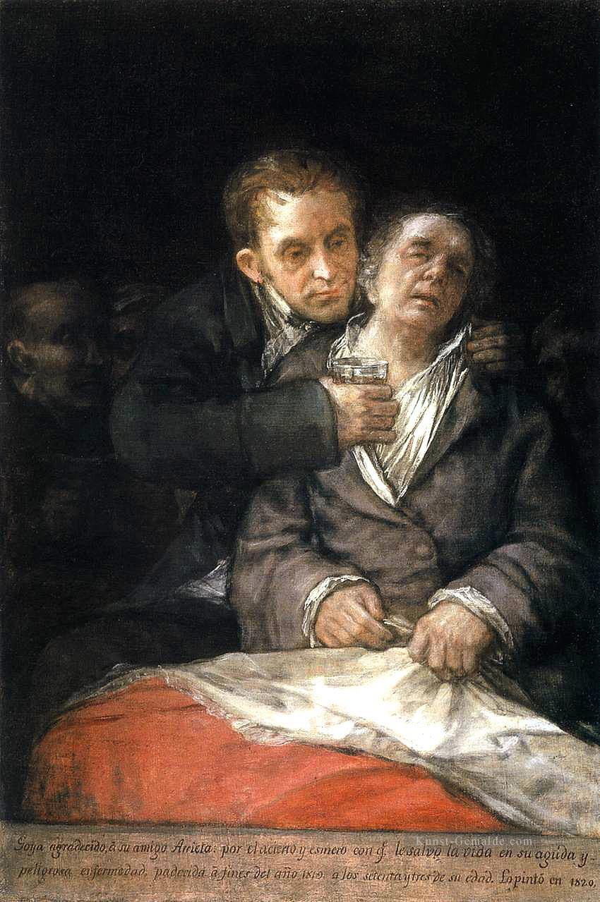 Goya Begleitet von Doktor Arrieta Francisco de Goya Ölgemälde